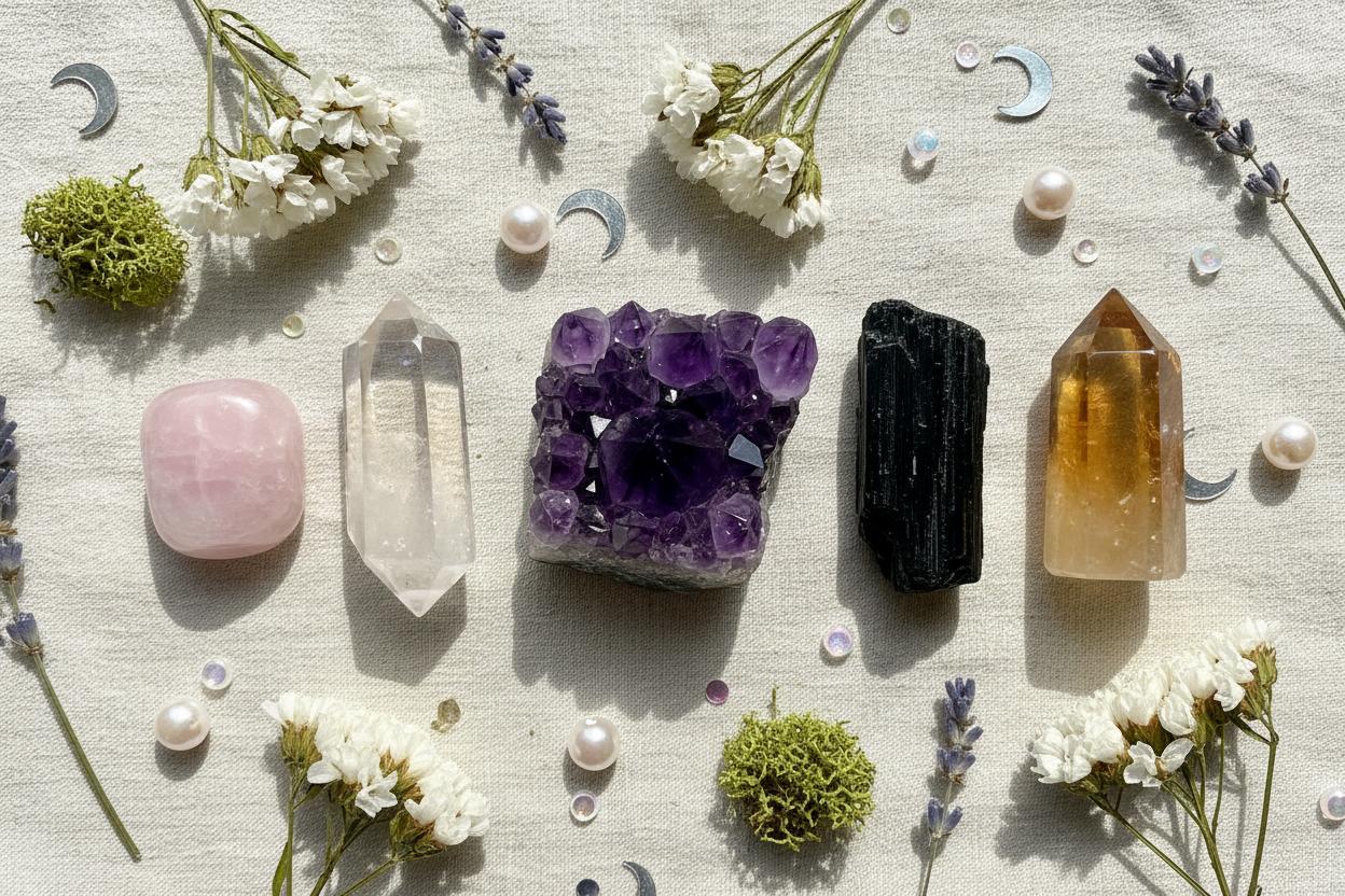 5 Essential Crystals Every Beginner Needs (Plus a Free Guide to Get You Started)
