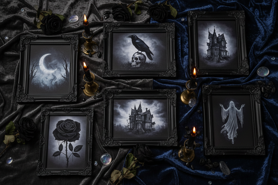 Dark & Moody: 5 Gothic Art Prints for a Hauntingly Beautiful Home