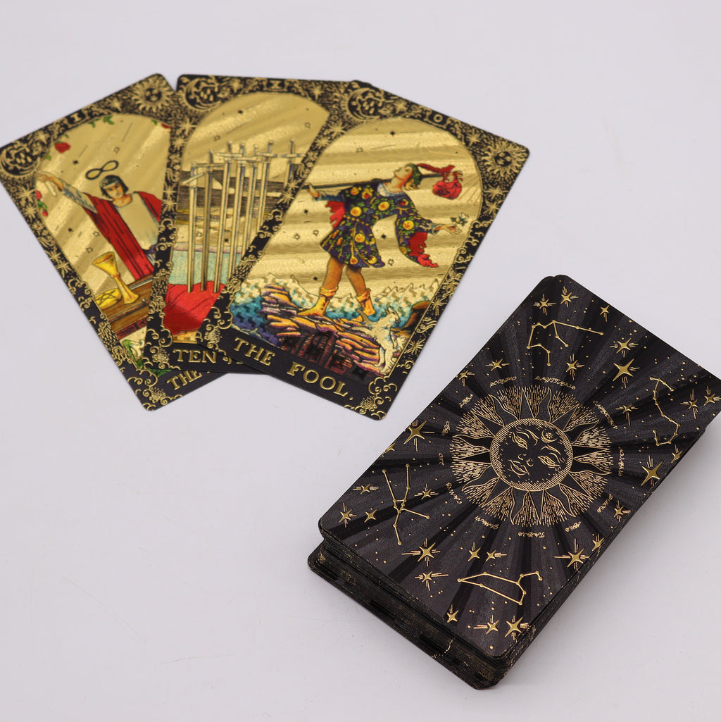 Gold Foil Tarot - Let the Magic Begin With Gift Box