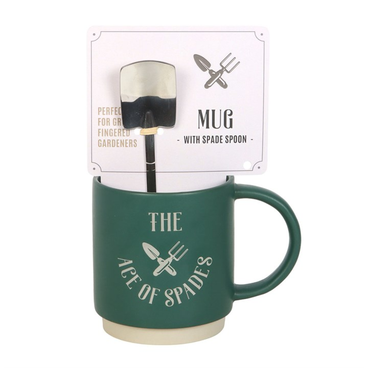 Ace of Spades Mug with Spade Spoon - GETTING DISCONTINUED