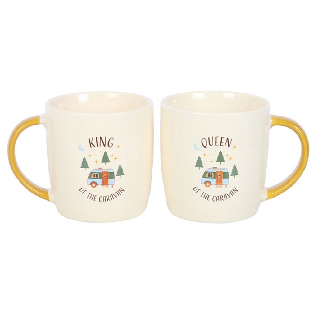 Camping King and Queen Couples Mug Set - GETTING DISCONTINUED