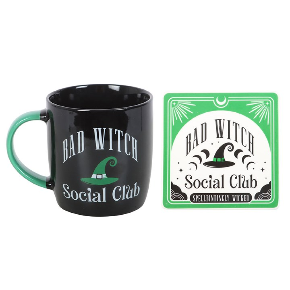 Bad Witch Social Club Mug and Coaster Set - GETTING DISCONTINUED