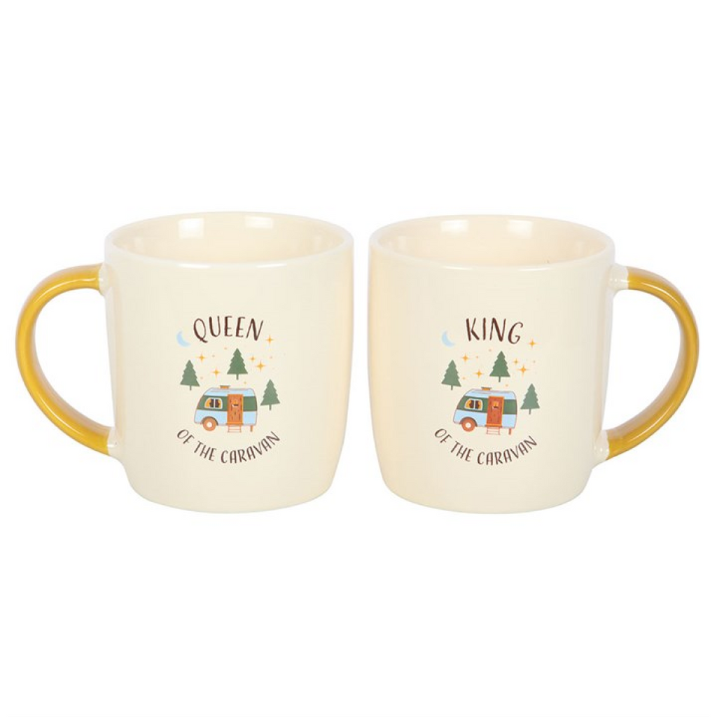 Camping King and Queen Couples Mug Set - GETTING DISCONTINUED