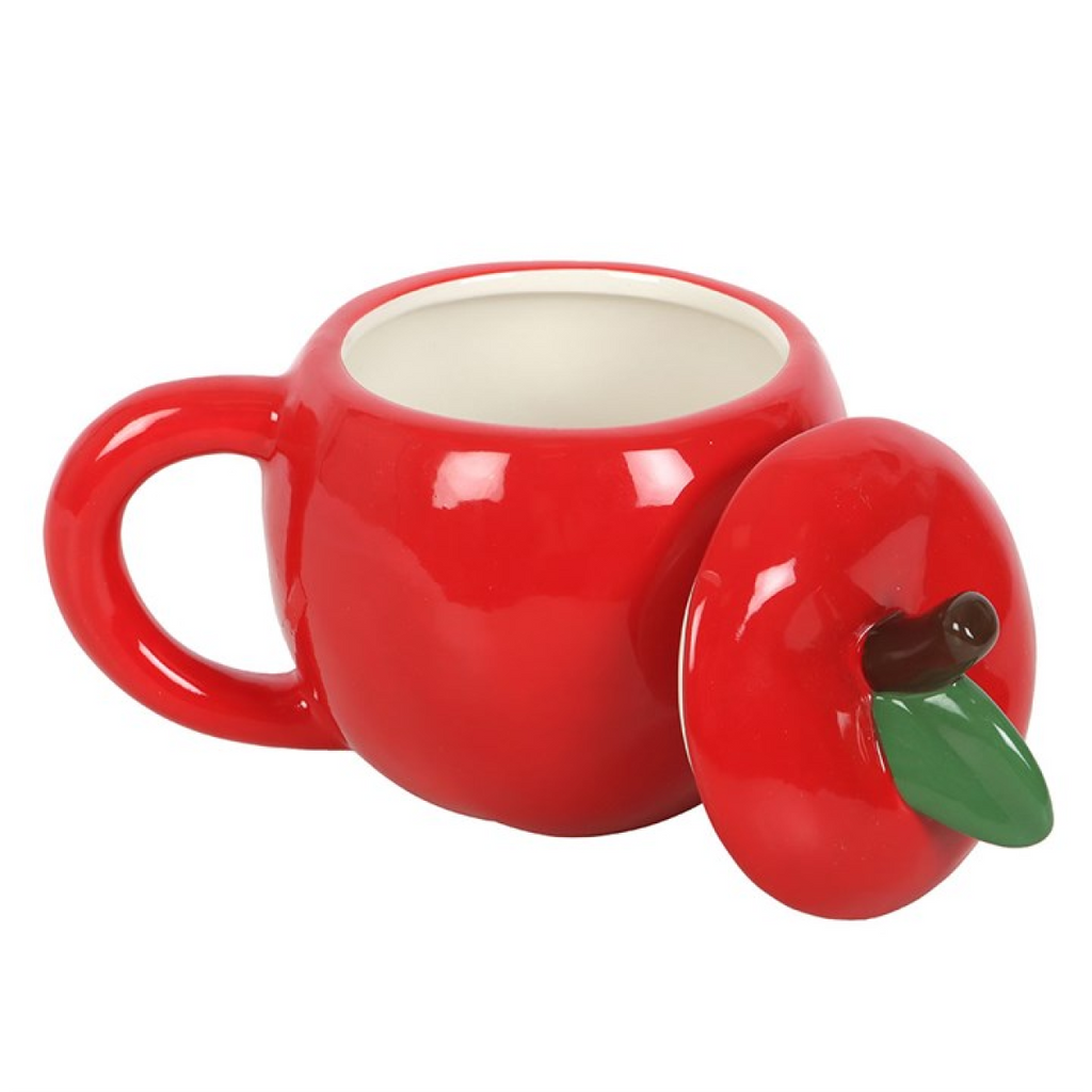 Apple Shaped Lidded Mug - Getting Discontinued