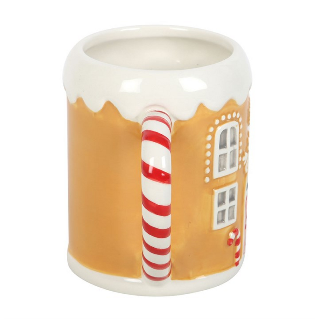Candy Cane Gingerbread House Mug - GETTING DISCONTINUED