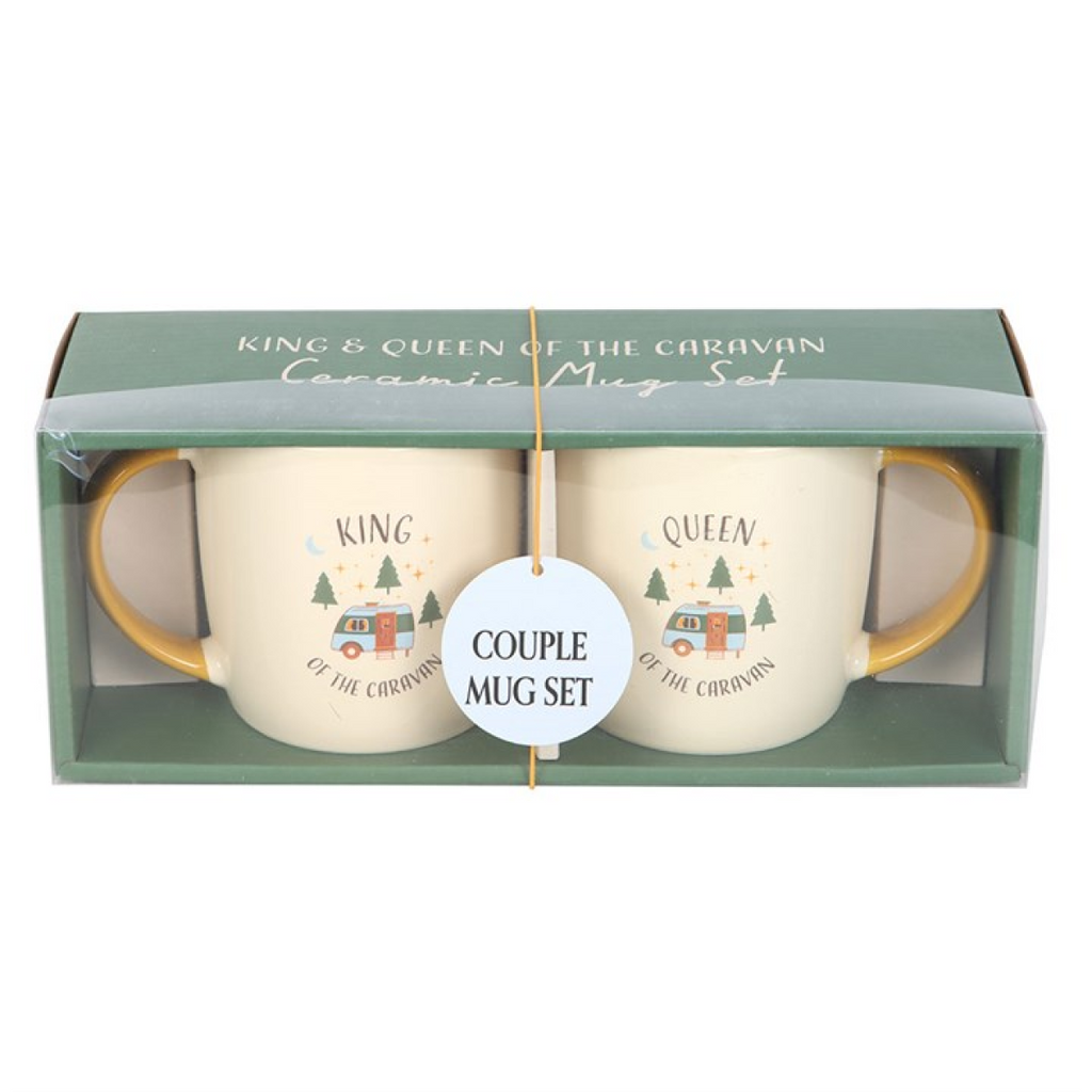 Camping King and Queen Couples Mug Set - GETTING DISCONTINUED