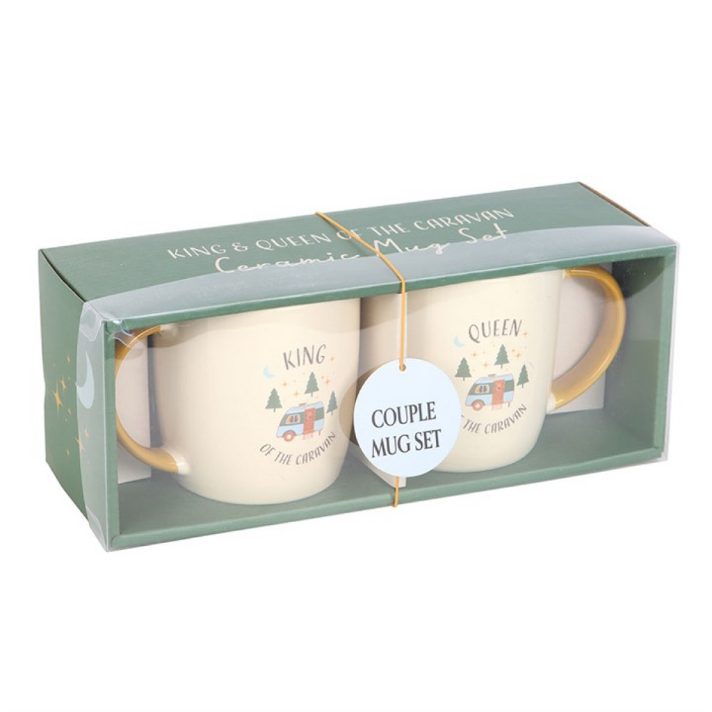 Camping King and Queen Couples Mug Set - GETTING DISCONTINUED