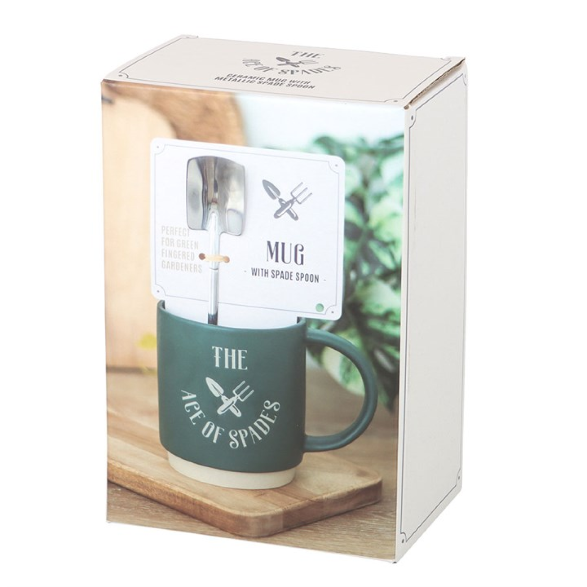 Ace of Spades Mug with Spade Spoon - GETTING DISCONTINUED