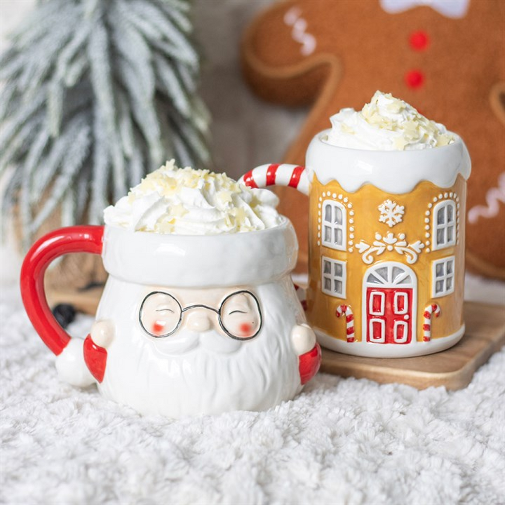Candy Cane Gingerbread House Mug - GETTING DISCONTINUED