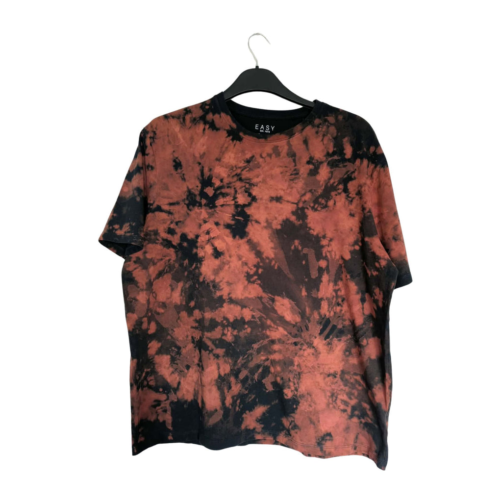 Black & Copper Bleach Dye T-Shirt — One of a Kind