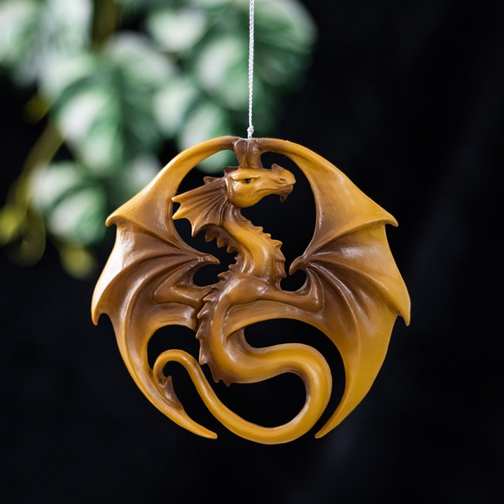 Dragon Medal Hanging Ornament by Anne Stokes - GETTING DISCONTINUED