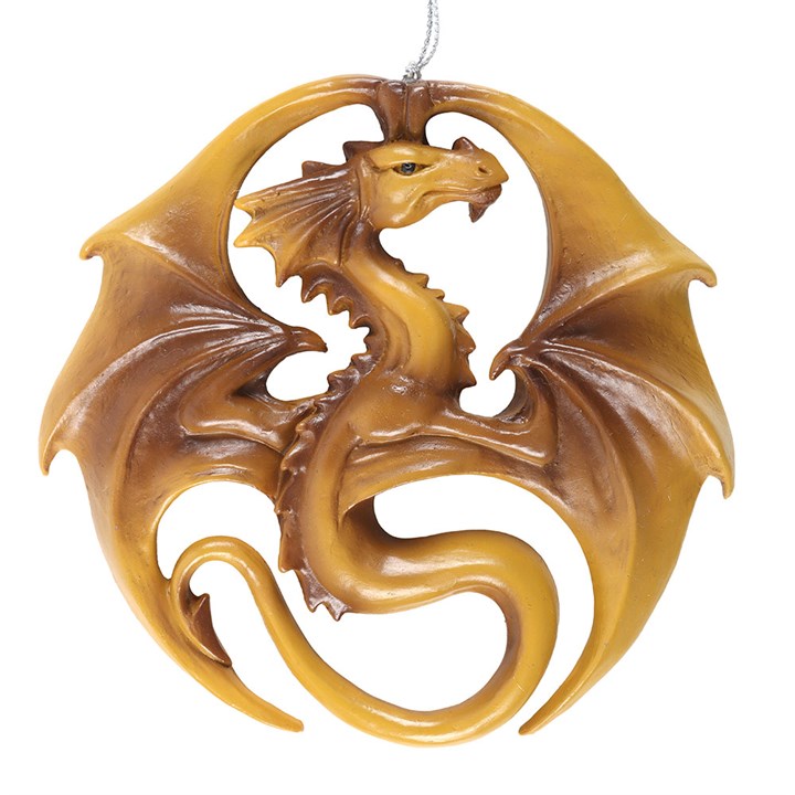 Dragon Medal Hanging Ornament by Anne Stokes - GETTING DISCONTINUED