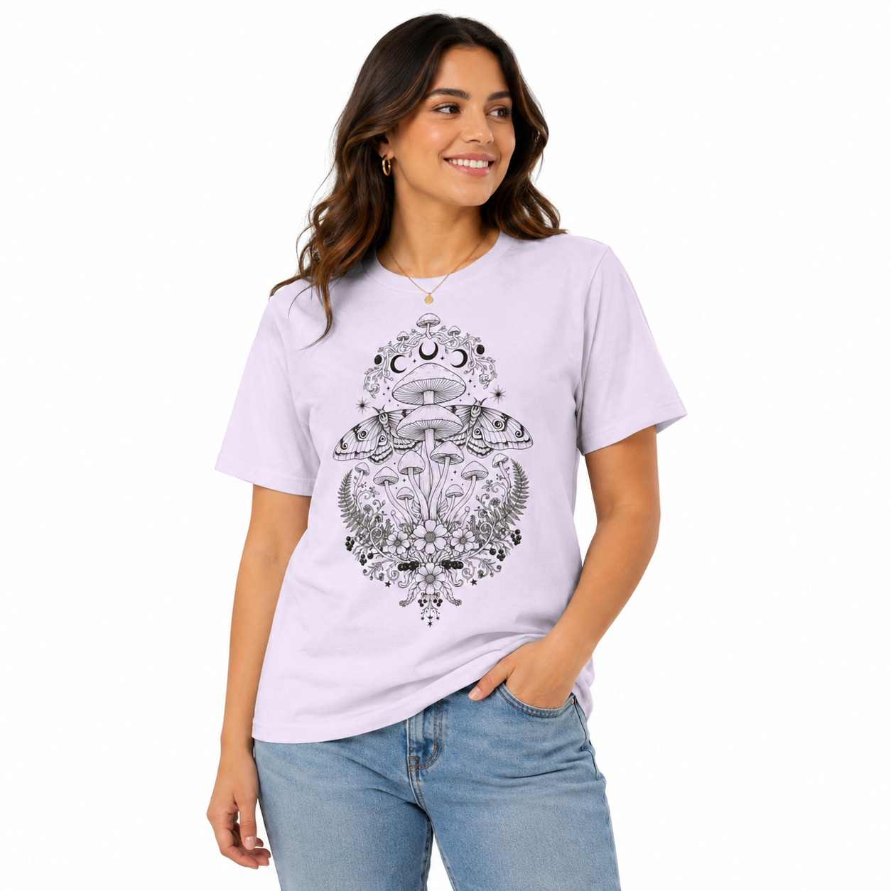 Mushrooms, Moths & Botanicals T-Shirt