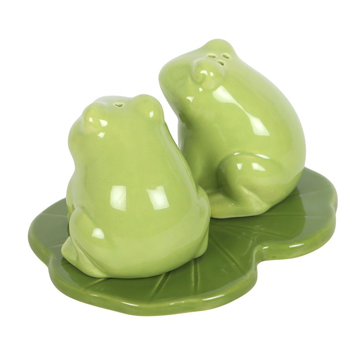 Frog Ceramic Salt & Pepper Shakers (Set of 2)