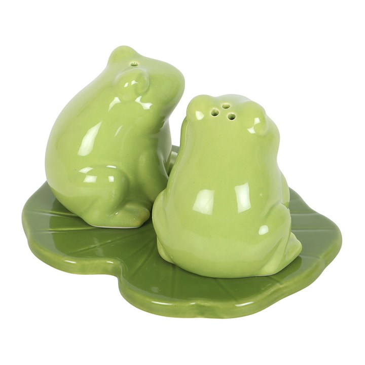 Frog Ceramic Salt & Pepper Shakers (Set of 2)