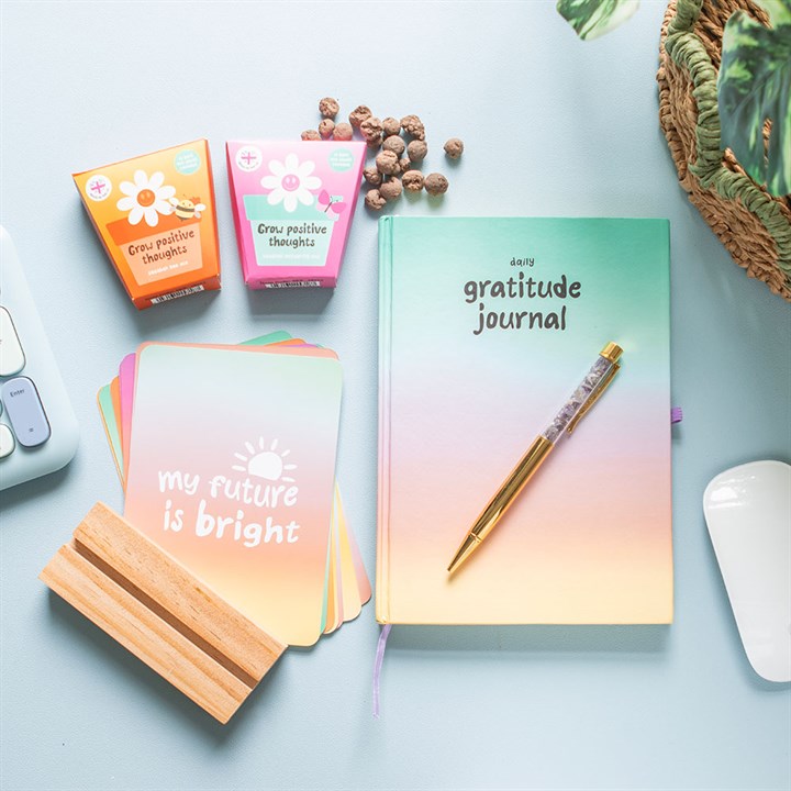 Mindful Moments Affirmation Cards with Wooden Stand - 5