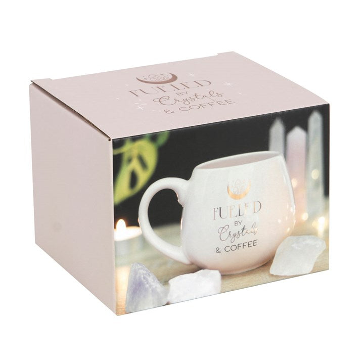Crystals and Coffee Rounded Mug - GETTING DISCONTINUED