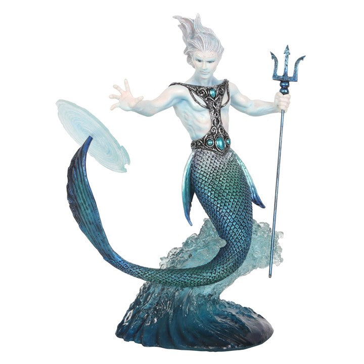 Water Elemental Wizard Figurine by Anne Stokes - GETTING DISCONTINUED