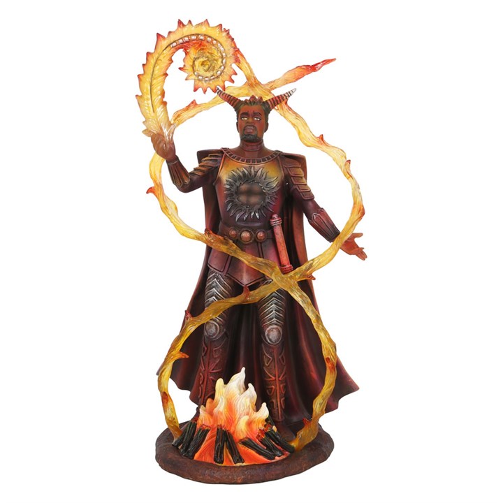 Fire Elemental Wizard Figurine by Anne Stokes - GETTING DISCONTINUED