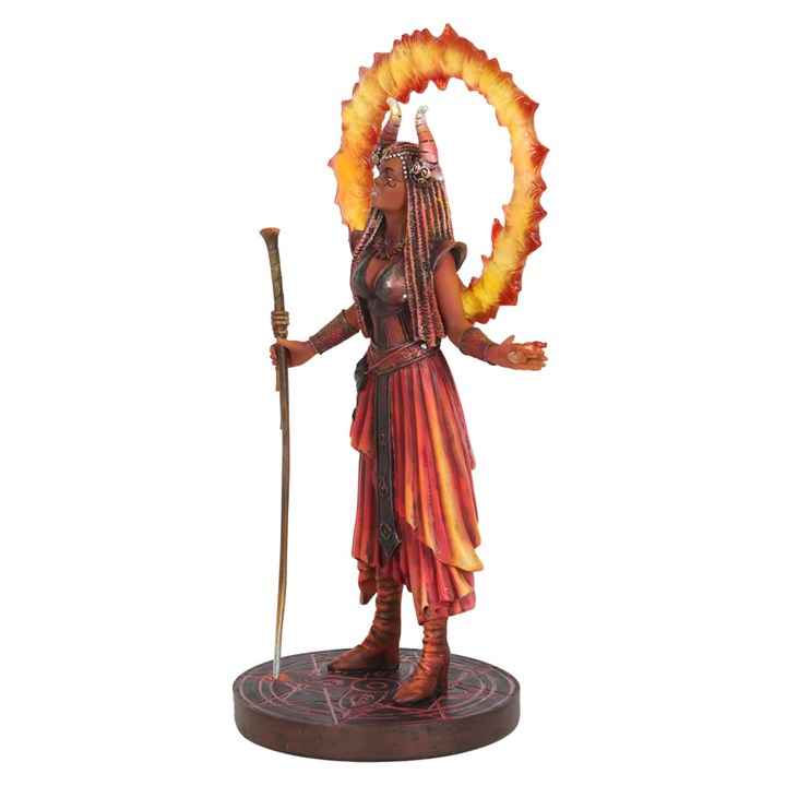 Fire Elemental Sorceress Figurine by Anne Stokes - GETTING DISCONTINUED