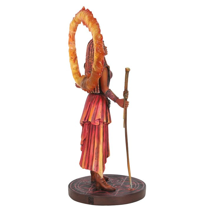 Fire Elemental Sorceress Figurine by Anne Stokes - GETTING DISCONTINUED