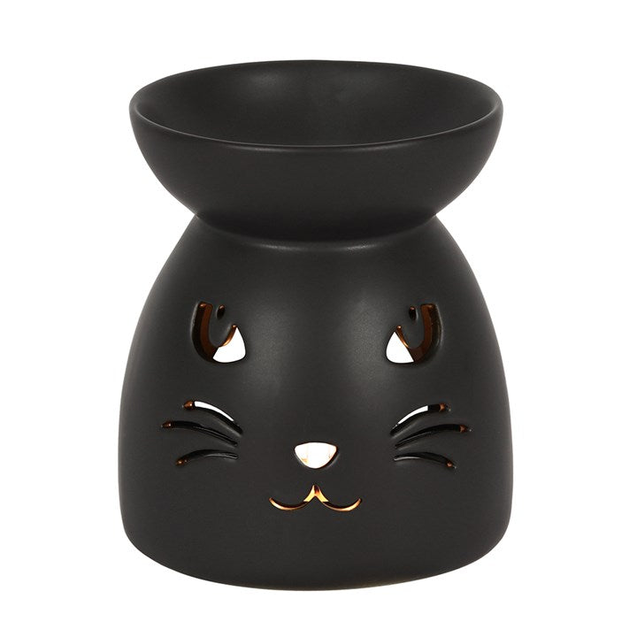 Black Cat Cut Out Oil Burner and Wax Warmer