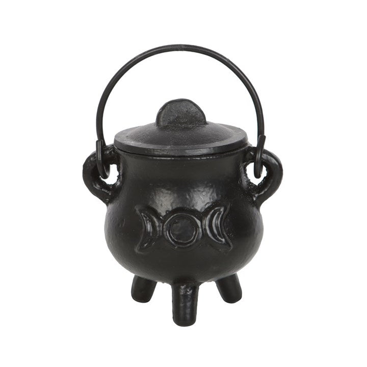 7.5CM Cast Iron Cauldron with Triple Moon