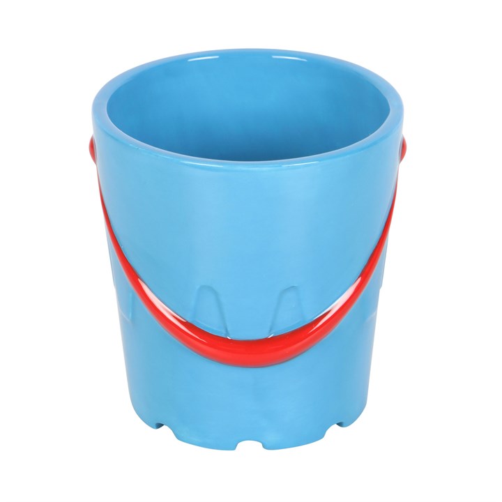Bucket Shaped Ceramic Mug with Spade Spoon - GETTING DISCONTINUED