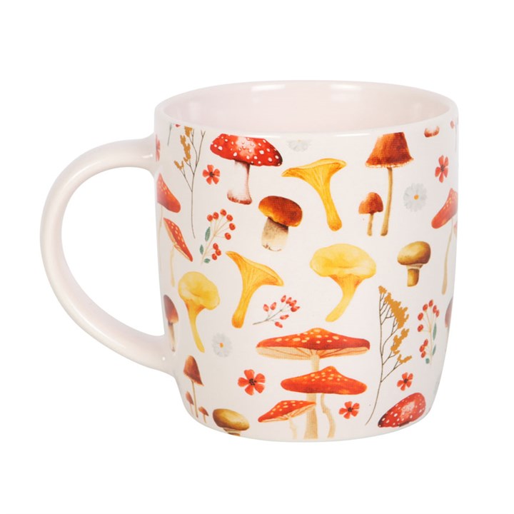 All Over Mushroom Print Mug - GETTING DISCONTINUED