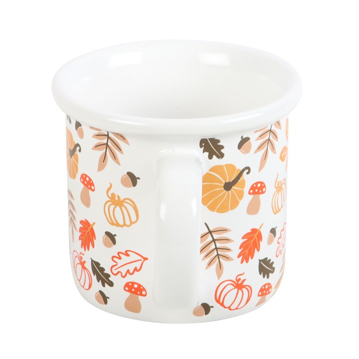 Autumn Leaves and Pumpkins Mug - GETTING DISCONTINUED