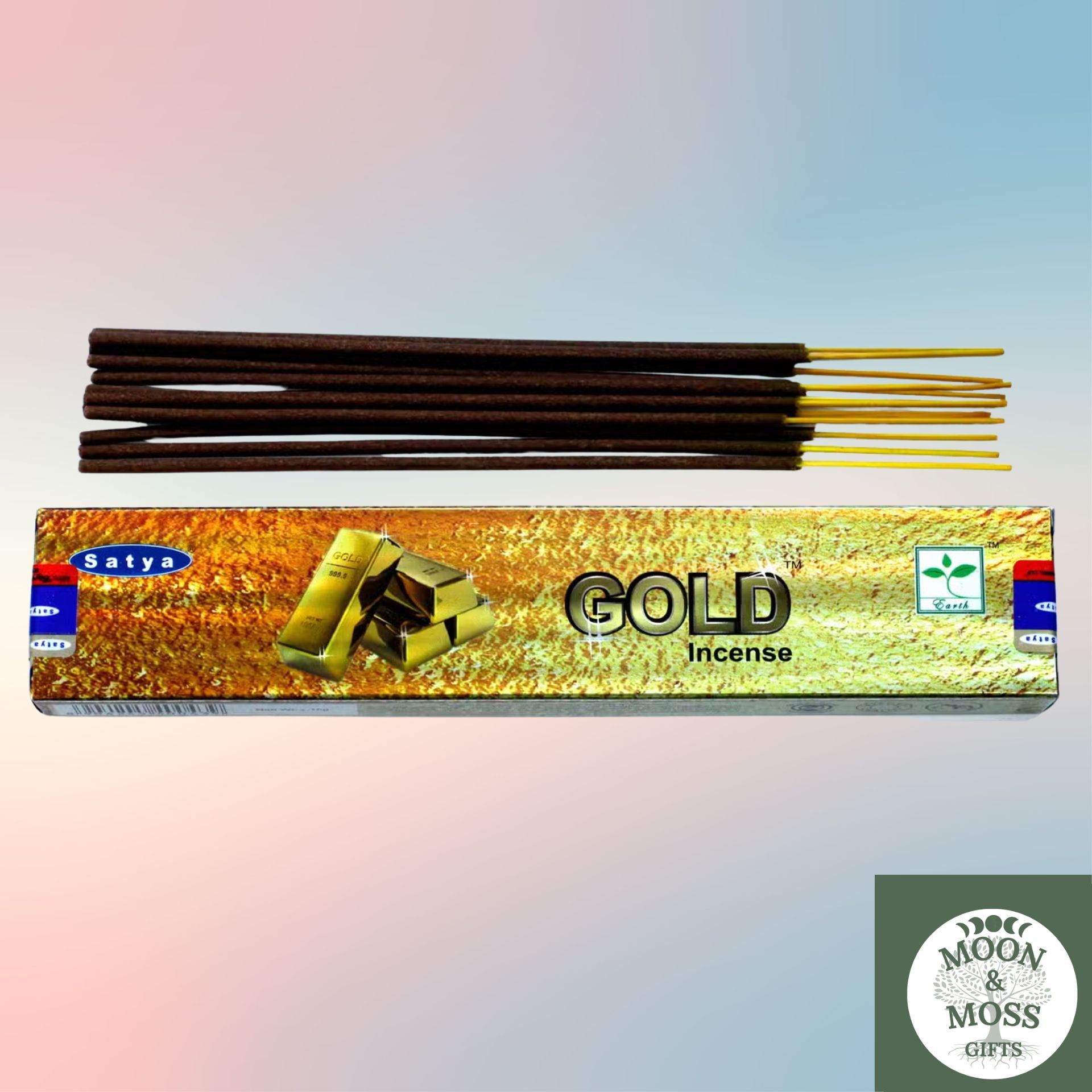 Gold Satya Incense 15gm Incense Sticks