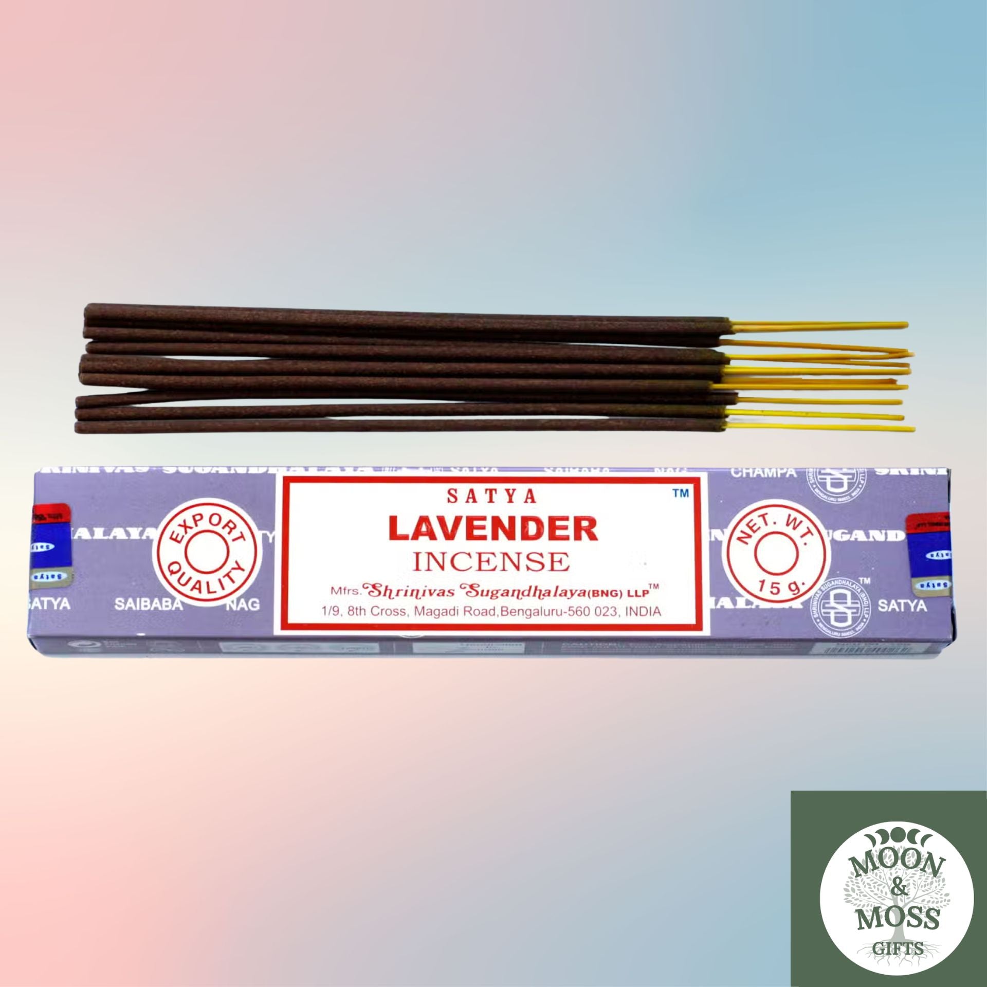 Lavender Satya Incense 15gm Incense Sticks