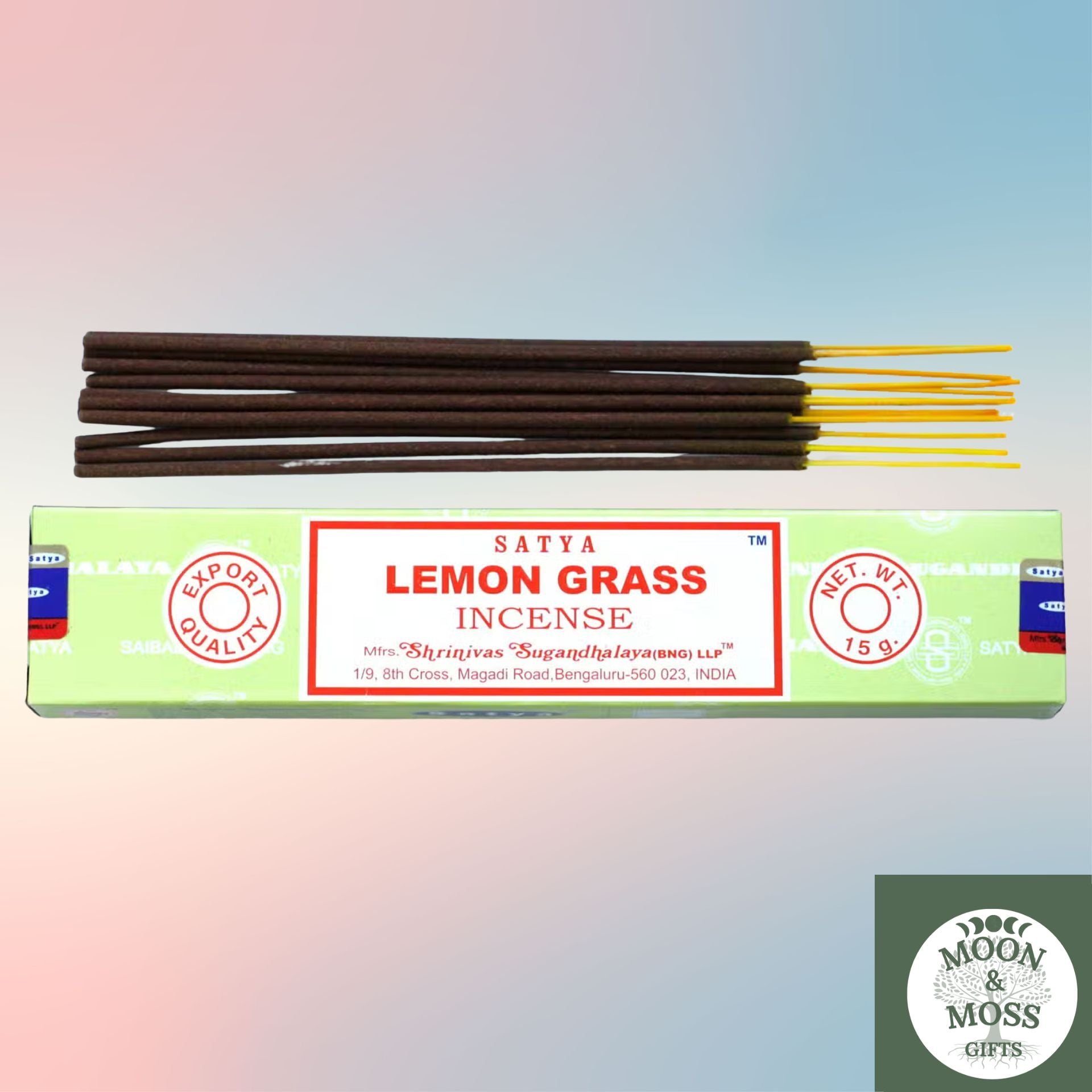 Lemongrass Satya Incense 15gm Incense Sticks