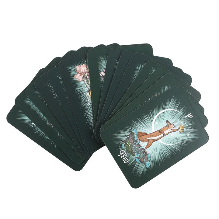 Witch's Familiar Runic Oracle Cards by Athene Noctua Cards Spread