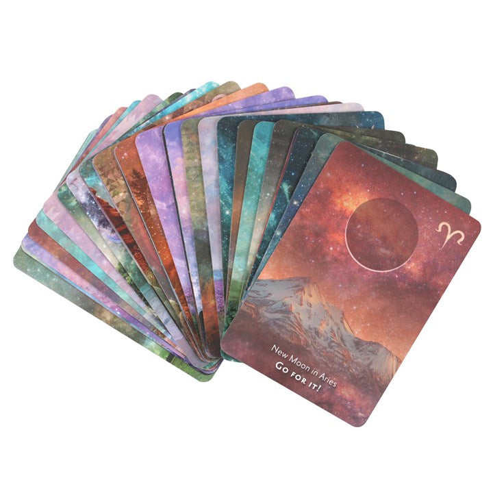 Moonology Manifestation Oracle Cards by Yasmin Boland - Spread