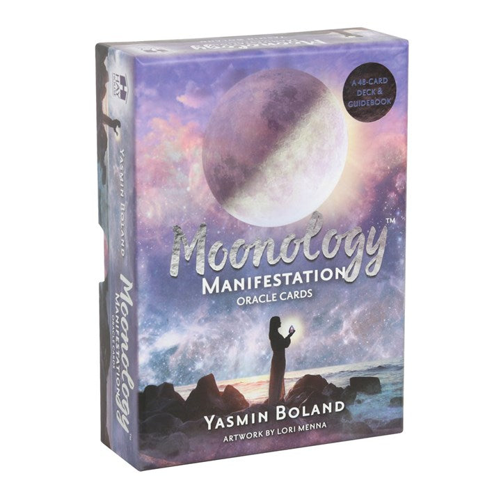 Moonology Manifestation Oracle Cards by Yasmin Boland - Boxed Front