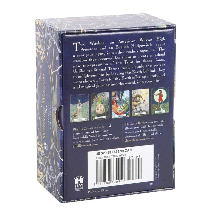 The Witches' Wisdom Tarot Cards by Phyllis Curott - Back