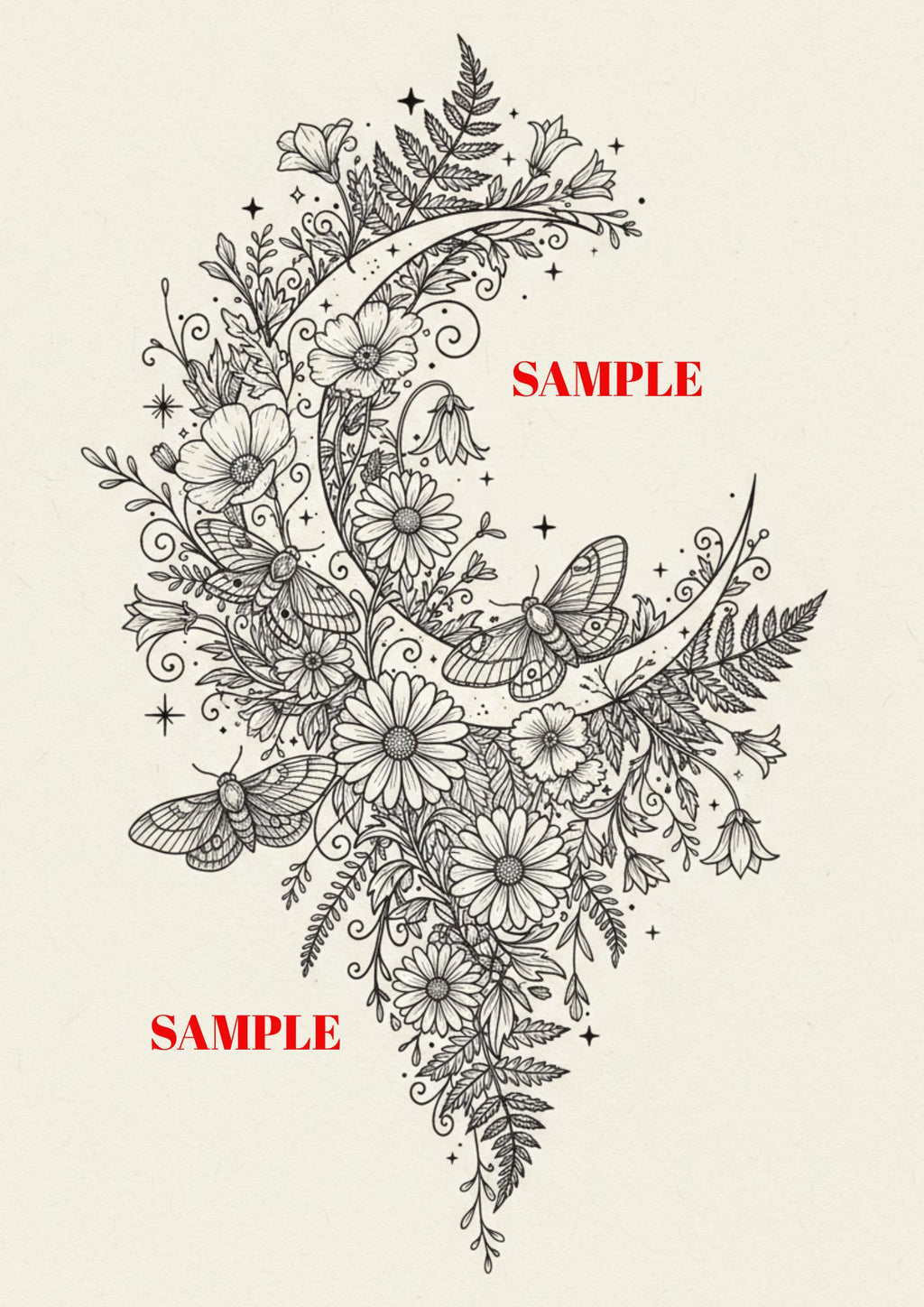 The Botanical Collection — 5 Print Digital Art Bundle - Print 1