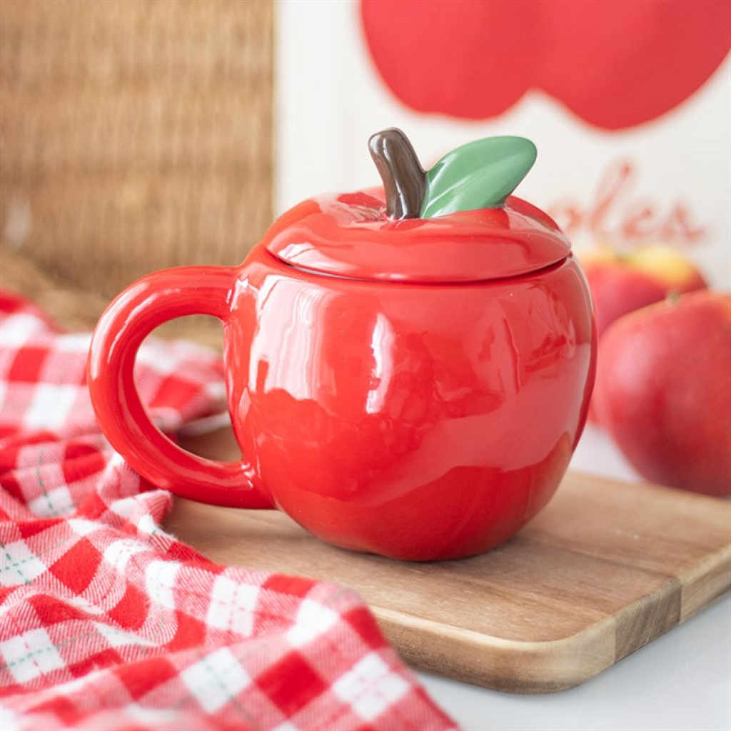 Apple Shaped Lidded Mug - Getting Discontinued