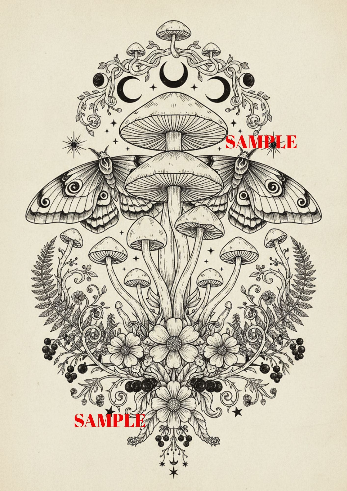 The Botanical Collection — 5 Print Digital Art Bundle - Print 2