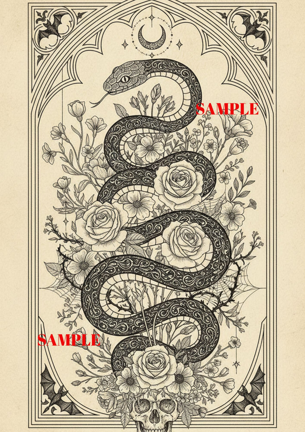 The Botanical Collection — 5 Print Digital Art Bundle - Print 3
